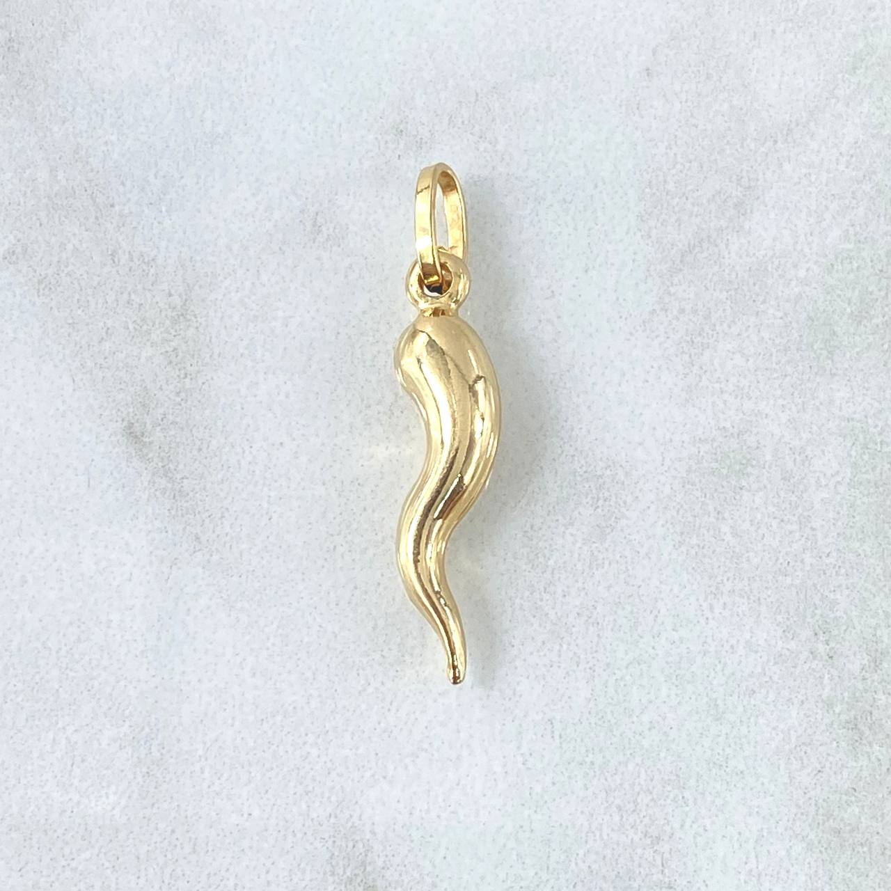 Dije Chile Jalapeño 0.95gr / 1 in / Oro Amarillo +4 18K