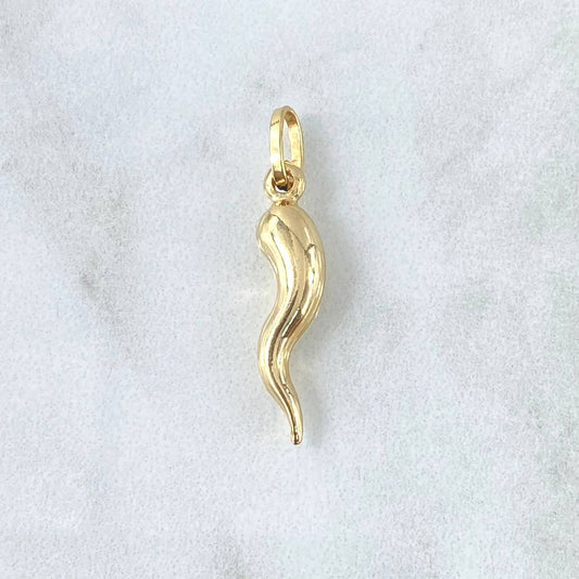 Dije Chile Jalapeño 0.95gr / 1 in / Oro Amarillo +4 18K