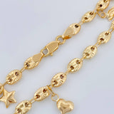 Tobillera GC 7.25gr / 10 1/4 in / 4.3mm Oro Amarillo 18K $
