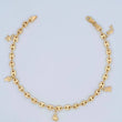 Tobillera GC 7.25gr / 10 1/4 in / 4.3mm Oro Amarillo 18K $