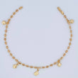Tobillera GC 3.95gr / 10 in / 3mm Oro Amarillo 18K $