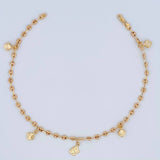 Tobillera GC 3.95gr / 10 in / 3mm Oro Amarillo 18K $