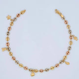Tobillera GC 6.3gr / 10 1/2 in / 4.75mm Tres Oros 18K $