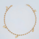 Tobillera GC 3.8gr / 10 1/4 in / 3.15mm Oro Amarillo 18K $