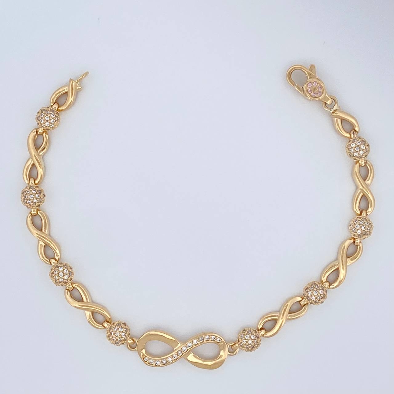 Infinity Bracelet 13.1gr / 7 1/4 in / 4.79mm Yellow Gold 18K $
