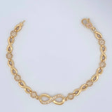 Infinity Bracelet 13.1gr / 7 1/4 in / 4.79mm Yellow Gold 18K $