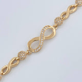 Infinity Bracelet 13.1gr / 7 1/4 in / 4.79mm Yellow Gold 18K $