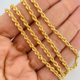Cadena Lazo 7.85gr / 25 1/2 in / 2.65mm Oro Amarillo +3 18K &