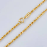Cadena Lazo 2.4gr / 23 1/2 in / 1.6mm Oro Amarillo +3 18K &