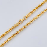Rope Chain 7.95gr / 25 1/2 in / 2.77mm Yellow Gold +3 18K &