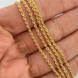 Cadena Lazo 2.4gr / 23 1/2 in / 1.6mm Oro Amarillo +3 18K &