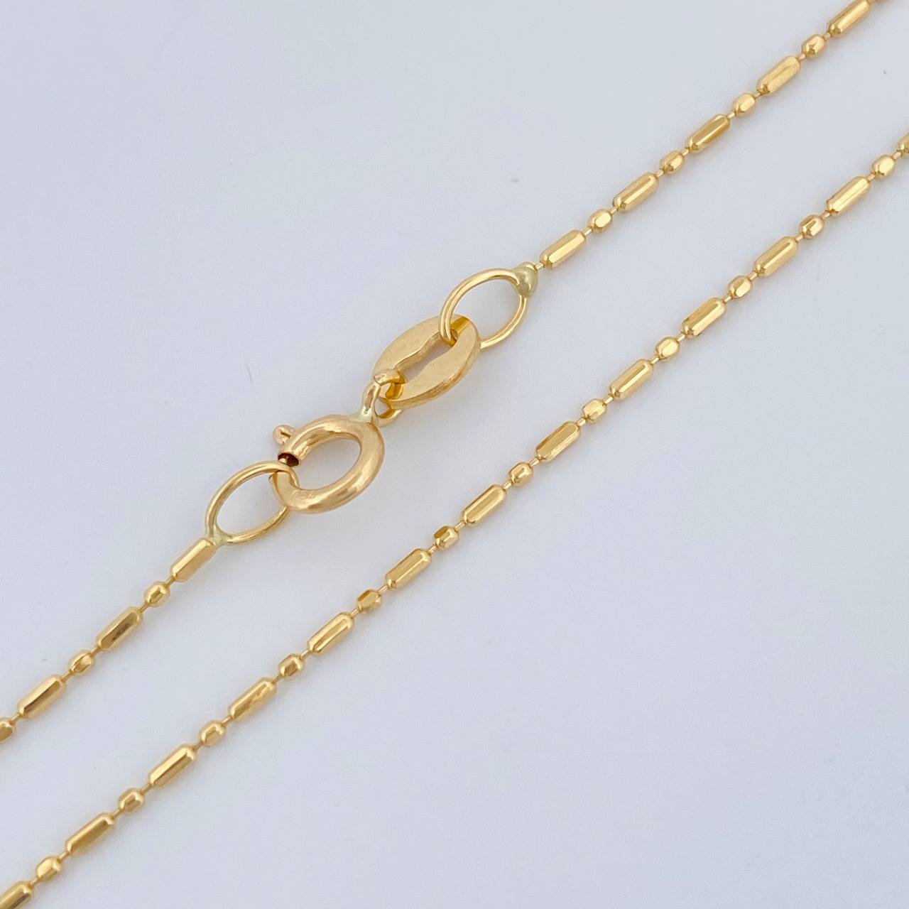 Cadena Morse 1.5gr / 45cm / 1mm Oro Amarillo +3 &