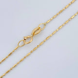 Morse Chain 1.45gr / 17 3/4 in / 1mm Yellow Gold +3 18K %