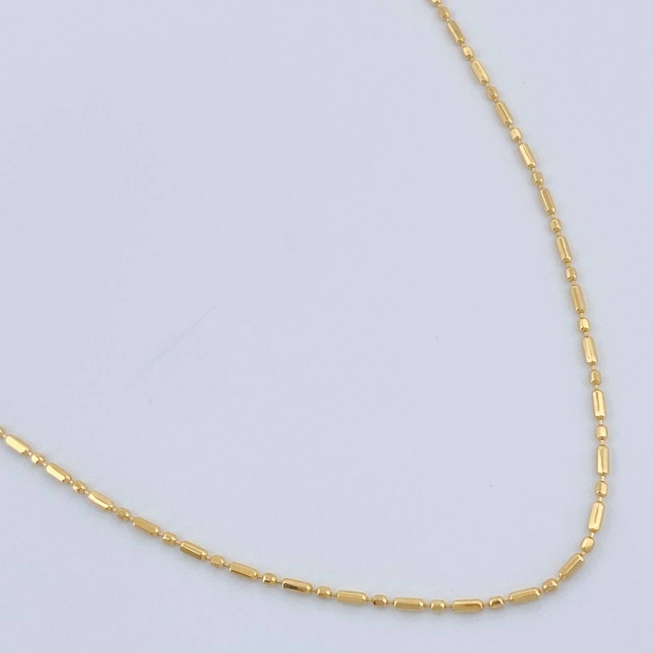 Cadena Morse 1.5gr / 45cm / 1mm Oro Amarillo +3 &