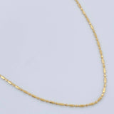 Cadena Morse 1.5gr / 45cm / 1mm Oro Amarillo +3 &