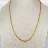 Bismark Chain 3.6gr / 23 1/2 in / 2.24mm Yellow Gold +1 18K &