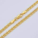 Flat Mariner Chain 8.25gr / 23 3/4 in / 2.89mm Yellow Gold +3 18K &