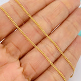 Cadena Cubana Reticulada 1.1gr / 18 in / 1.06mm Oro Amarillo +3 18K %
