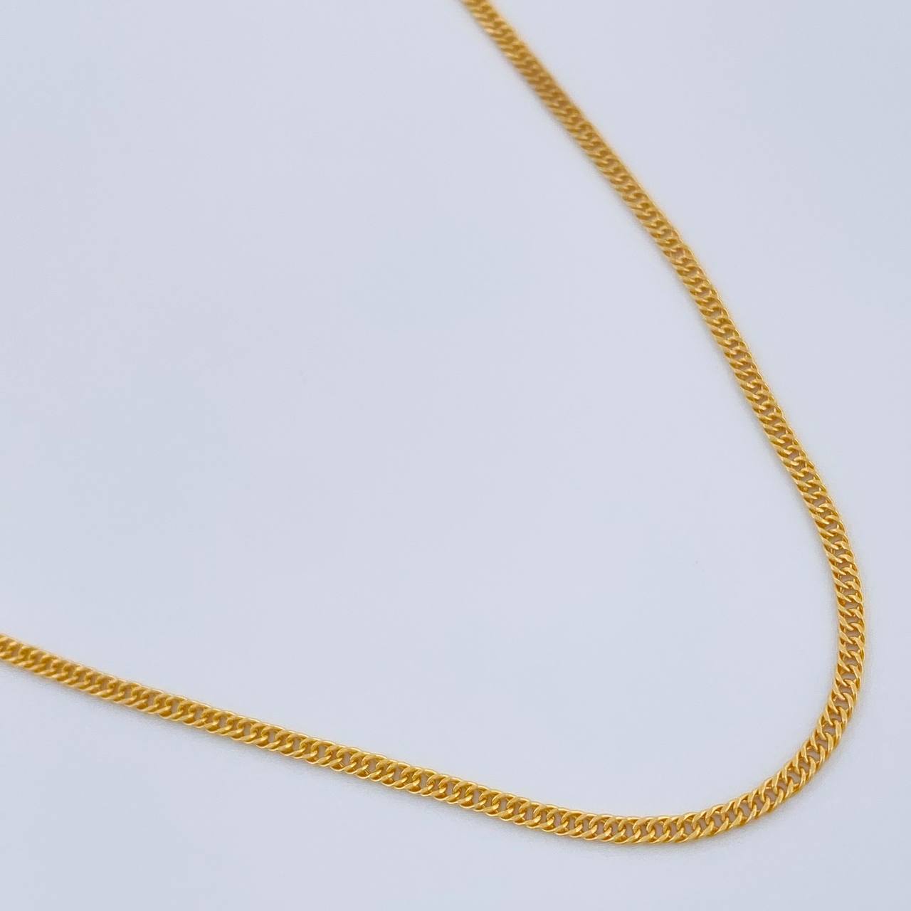 Cadena Cubana Reticulada 1.1gr / 18 in / 1.06mm Oro Amarillo +3 18K %