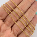 Cadena Franco 1.65gr / 19 3/4 in / 0.87mm Oro Amarillo +3 18K %