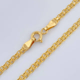 Cadena China 3.6gr / 23 1/2 in / 2.24mm Oro Amarillo +1 18K %