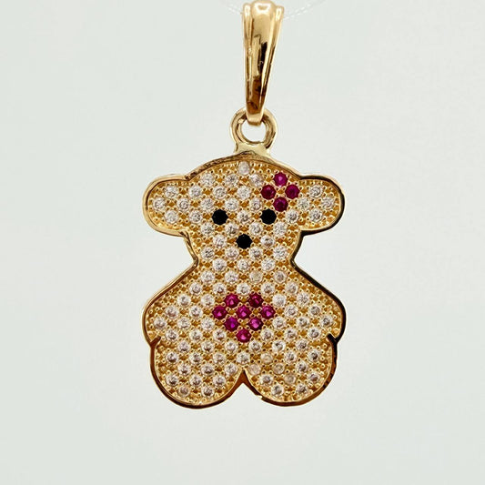 Dije Oso 2.3gr / 1 1/4 in / Oro Amarillo 18K %