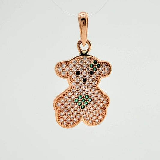 Dije Oso 2.1gr / 1 1/4 in / Oro Rosa 18K %