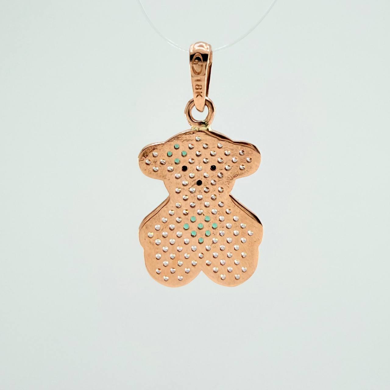 Dije Oso 2.1gr / 1 1/4 in / Oro Rosa 18K %