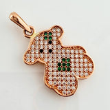 Dije Oso 2.1gr / 1 1/4 in / Oro Rosa 18K %