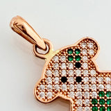 Dije Oso 2.1gr / 1 1/4 in / Oro Rosa 18K %