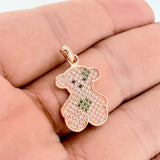 Dije Oso 2.1gr / 1 1/4 in / Oro Rosa 18K %