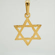 Star of David Pendant 0.8gr / 1 in / 18K Yellow Gold &