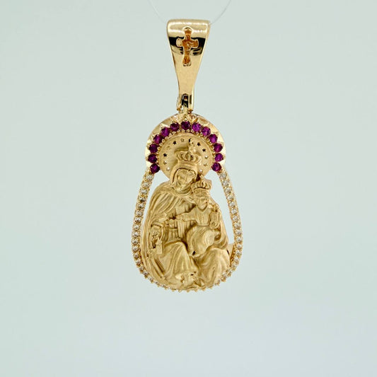 Dije Virgen Del Carmen 7.85gr / 1 3/4 in / Oro Amarillo 18K %
