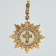 Cross Fragment Pendant 2.45gr / 1 in / Yellow Gold 18K %