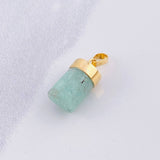 Pendant Rough Emerald 1.9g / 3/4 in Yellow Gold 18K