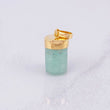 Pendant Rough Emerald 1.9g / 3/4 in Yellow Gold 18K