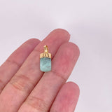 Pendant Rough Emerald 1.25g / 3/4 in 18K Yellow Gold