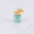 Pendant Rough Emerald 1.25g / 3/4 in 18K Yellow Gold