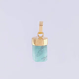 Pendant Rough Emerald 1.25g / 3/4 in 18K Yellow Gold
