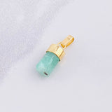 Pendant Rough Emerald 0.8g / 3/4 in 18K Yellow Gold