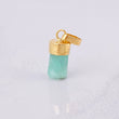 Pendant Rough Emerald 0.8g / 3/4 in 18K Yellow Gold
