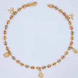 Tobillera GC 5.1gr / 10 in / 3.63mm Tres Oros 18K $
