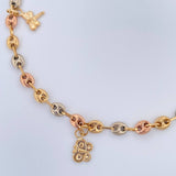 Tobillera GC 5.1gr / 10 in / 3.63mm Tres Oros 18K $