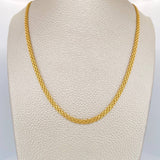 Cadena China 5.55gr / 23 1/2 in / 3.25mm Oro Amarillo +1 18K $