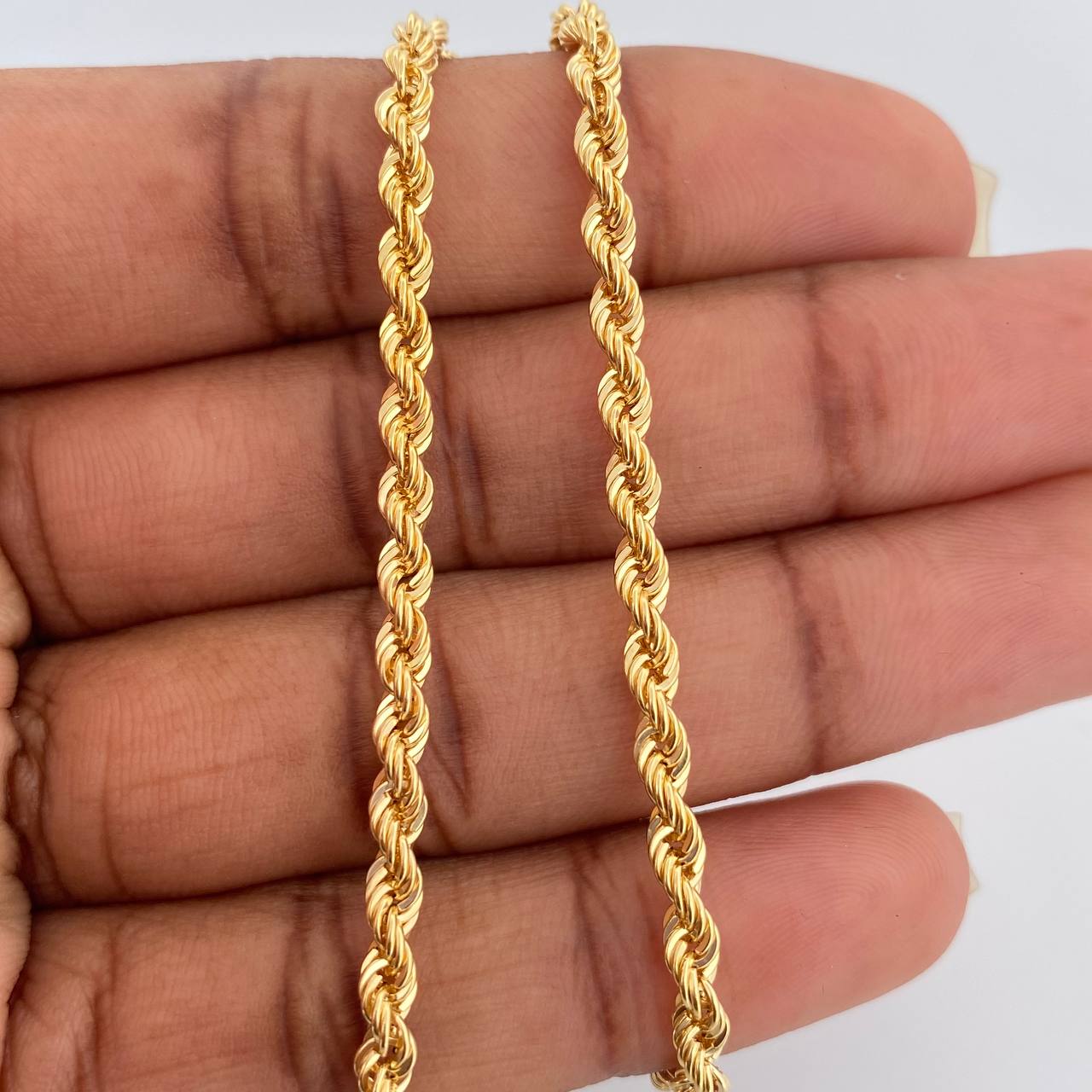 Rope Chain 7.85gr / 23 1/2 in / 2.94mm Yellow Gold +3 18K $