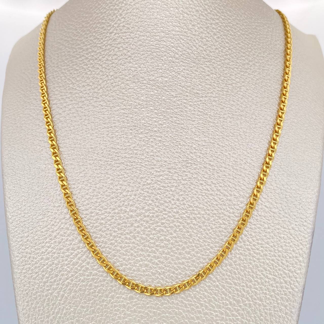 Cadena Escalera Volga 8.1gr / 23 3/4 in / 2.88mm Oro Amarillo +3 18K $