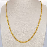 Cadena Escalera Volga 8.1gr / 23 3/4 in / 2.88mm Oro Amarillo +3 18K $