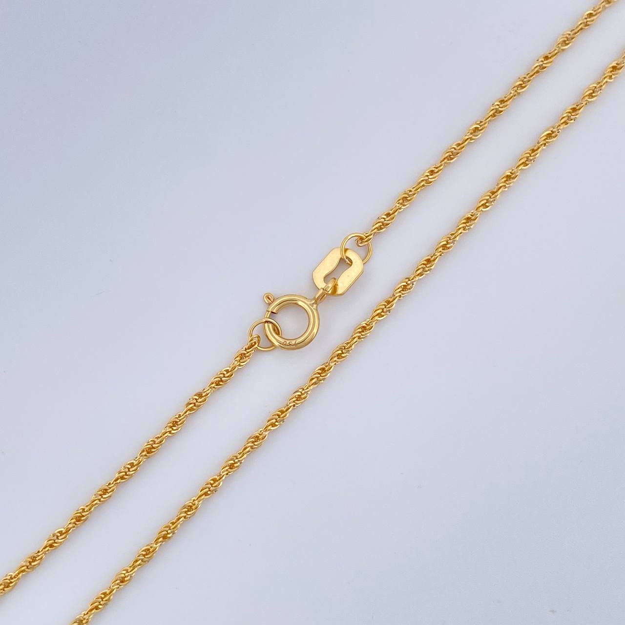 Cadena Lazo 0.95gr / 20 in / 1mm Oro Amarillo +3 18K &