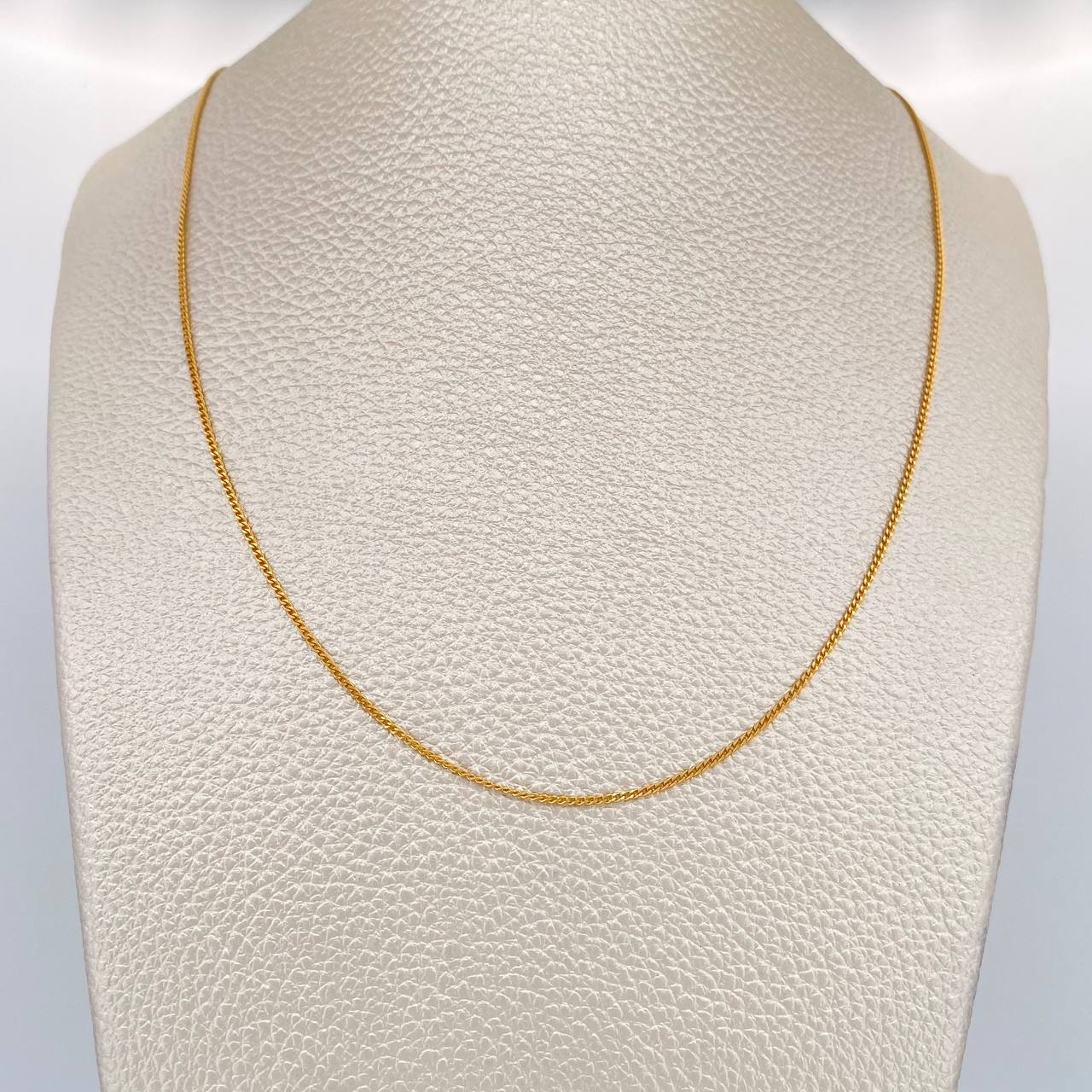 Mini Cuban Links 4.55gr / 23 3/4 in / 1.23mm Yellow Gold +1 18K $