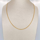 Mini Cuban Links 4.55gr / 23 3/4 in / 1.23mm Yellow Gold +1 18K $